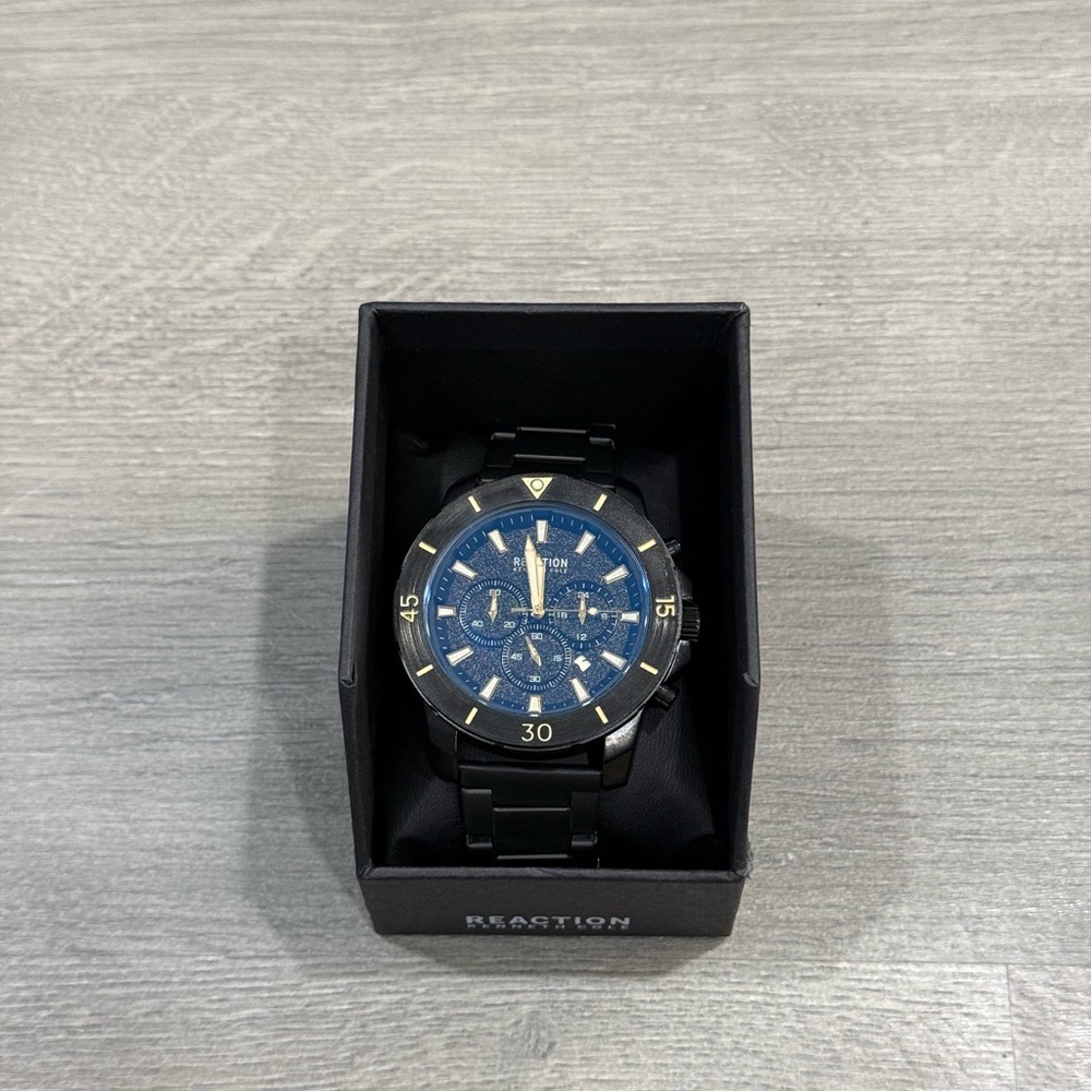 Black and Blue Reaction Watch